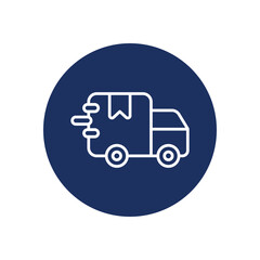 Delivery icon vector stock illustration