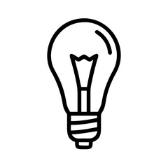 Icon of a Light Bulb