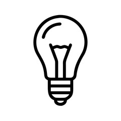 Icon of a Light Bulb
