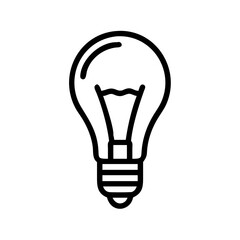 Icon of a Light Bulb