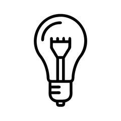 Icon of a Light Bulb