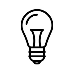 Obraz premium Icon of a Light Bulb