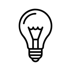 Icon of a Light Bulb