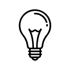Icon of a Light Bulb