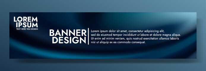 Modern banner design with a midnight bloom inspired background.