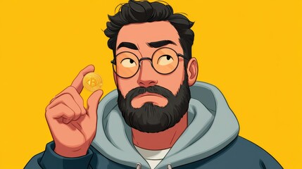 A dark scene depicting the dangers of cryptocurrency scams, with shadowy figures exchanging virtual cash in the background.