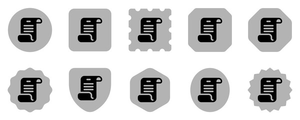 Editable scroll, script, literature vector icon. Part of a big icon set family. Perfect for web and app interfaces, presentations, infographics, etc