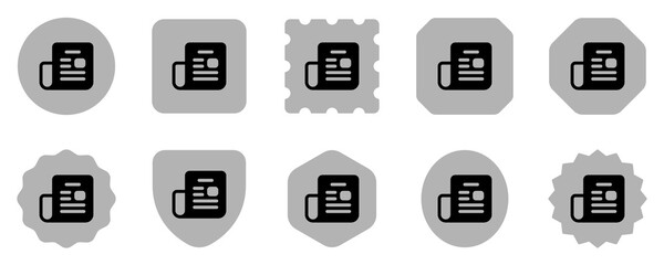 Editable newspaper, newsletter vector icon. Part of a big icon set family. Perfect for web and app interfaces, presentations, infographics, etc