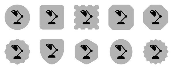 Editable table lamp vector icon. Part of a big icon set family. Perfect for web and app interfaces, presentations, infographics, etc