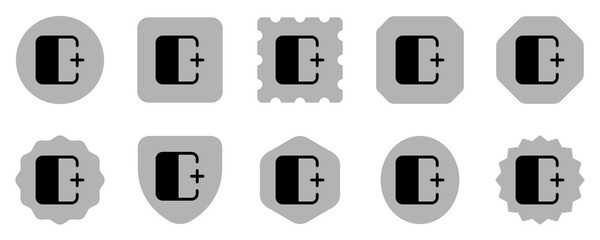 Editable add column to the right vector icon. Part of a big icon set family. Perfect for web and app interfaces, presentations, infographics, etc