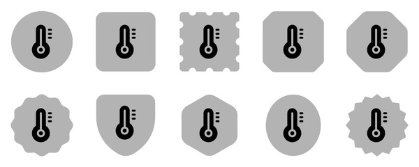 Editable thermometer vector icon. Part of a big icon set family. Perfect for web and app interfaces, presentations, infographics, etc