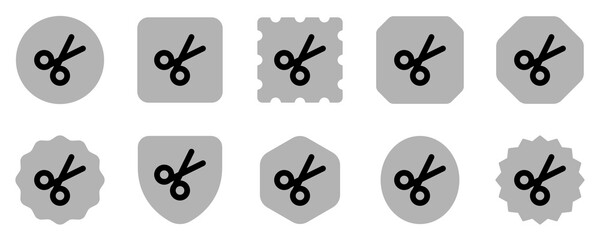 Editable vector scissors cut icon. Part of a big icon set family. Perfect for web and app interfaces, presentations, infographics, etc