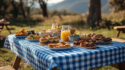 Outdoor picnic feast (1)