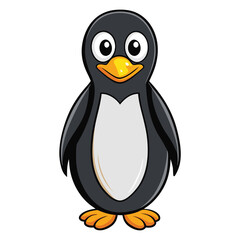 Obraz premium Cute cartoon penguin (1)