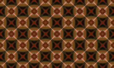 Fototapeta premium contemporary Batik pattern