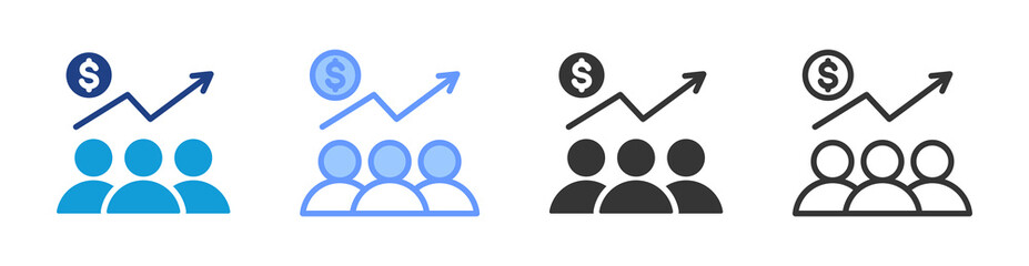 Public icon set multiple style collection