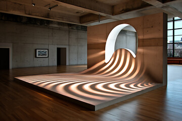 pulsating light rhythm