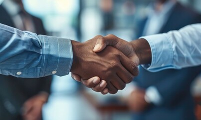 The background of business people working together in a compact team Generate AI