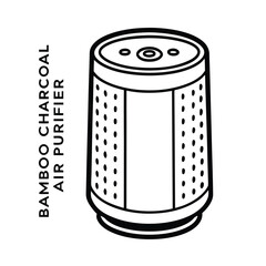 Bamboo Charcoal Air Purifier – Natural Odor Eliminator & Moisture Absorber for Home, Closet, Car & Pet Areas