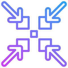 Obraz premium Shrinkage Icon