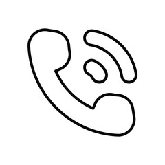 Call icon vector stock illustration