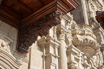 Bold and timeless, the Lima Cathedral rises over the Plaza de Armas—its grand façade a powerful...
