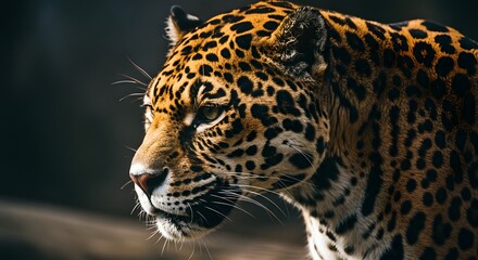 Obraz premium close up portrait of leopard