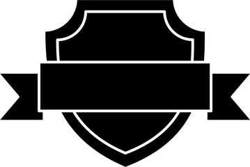 A stylish emblem badge logo in solid design, perfect for branding, signage, labels, and vintage-inspired projects.