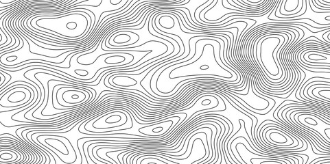 Complex topographic contour lines abstract geographic map. Intricate line patterns on background.
