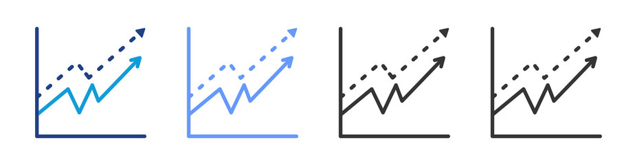 Baseline icon set multiple style collection