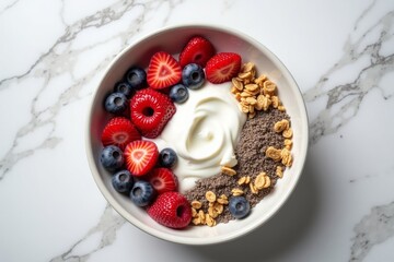 cheesecake with berries and cream