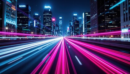 Fototapeta premium City Expressway at Night