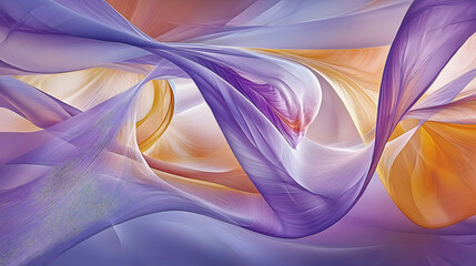 Abstract swirling pastel fabric, design element