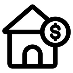 House For Sale icon element for design