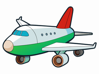 Airplane illustration. Travel. Flight.