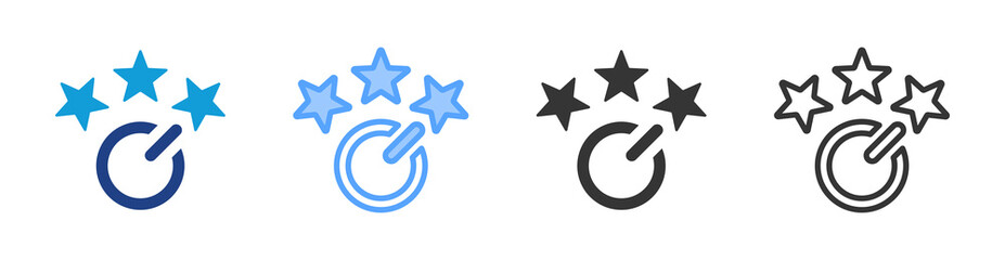 Power Review icon set multiple style collection