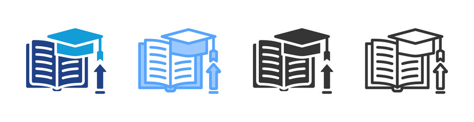 Benefits icon set multiple style collection