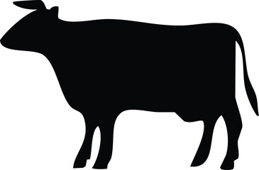 silhouette Cow