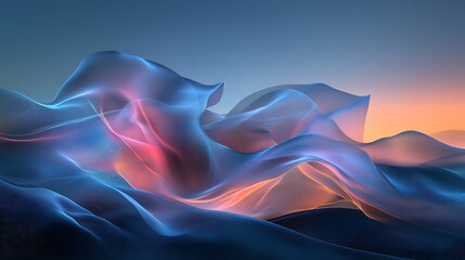 Obraz premium a blue and pink background