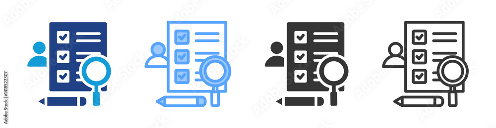 Poster Cansuses icon set multiple style collection