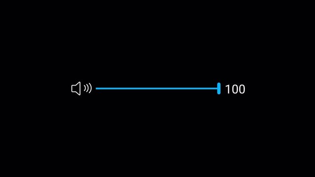 Animation of speaker volume with alpha channel, Speaker volume animation with transparent background