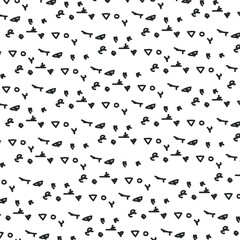 The texture consists of various small spots, dashes or dots.