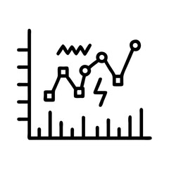 Obraz premium Office Data Visualization Insights into Economic Trends and Professional Analysis