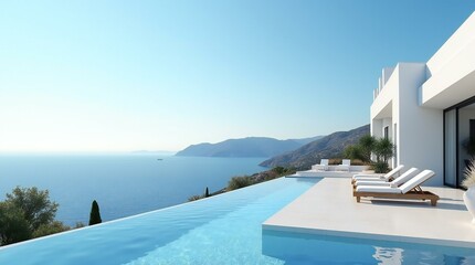 Obraz premium Exterior Shot of A Villa.