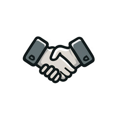 business handshake deal success icon graphic