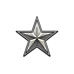 Obraz premium star badge award recognition symbol honor