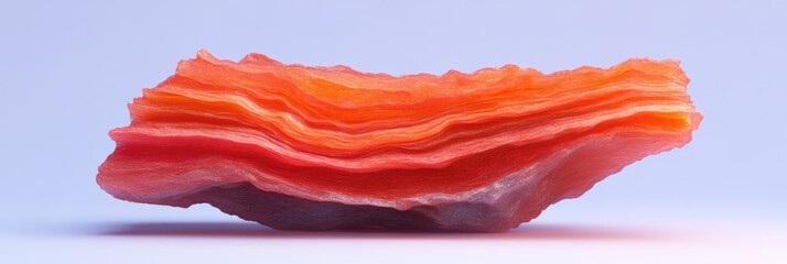 Layered, vibrant rock