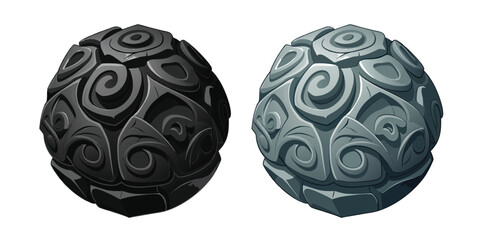 Carved Stone Paperweight – Unique Handcrafted Desk Accessory, Natural Stone Décor for Office, Home, or Gift