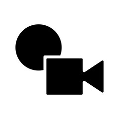Video icon design template SVG