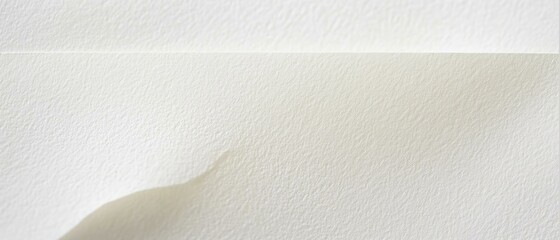 Close-up texture of empty white paper with subtle grain and soft edges, clean minimalist background for text, design, presentation, mockup, or creative project